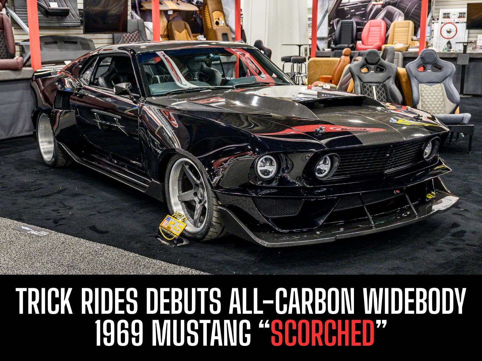 TRICK RIDES DEBUTS ALL-CARBON WIDEBODY 1969 MUSTANG “SCORCHED”